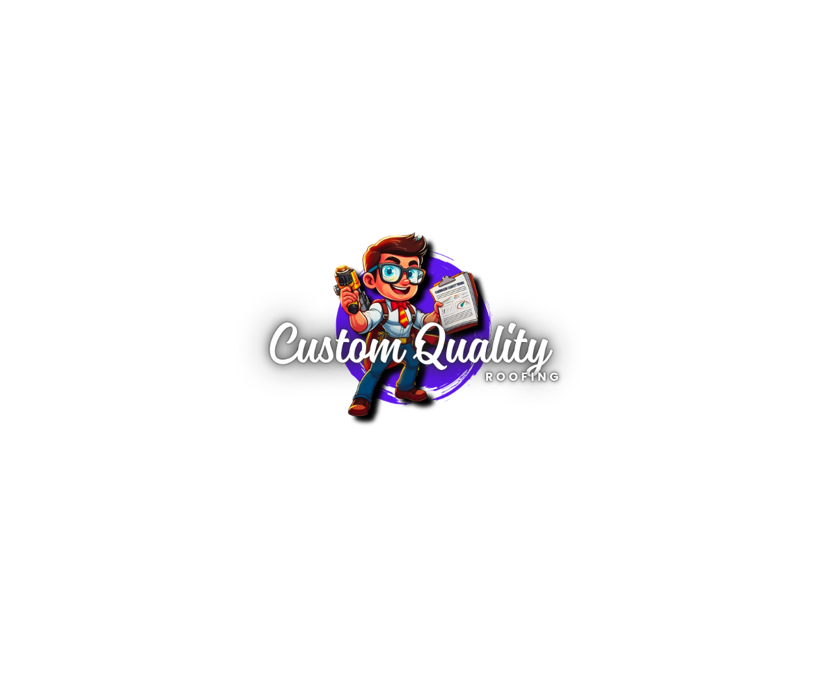 Custom Quality Roofing Logo